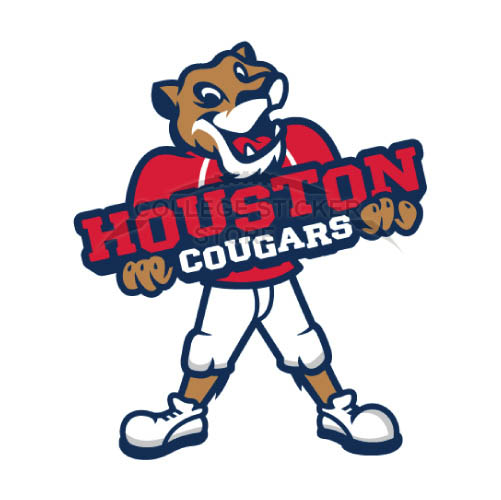 Design Houston Cougars Iron-on Transfers (Wall Stickers)NO.4573